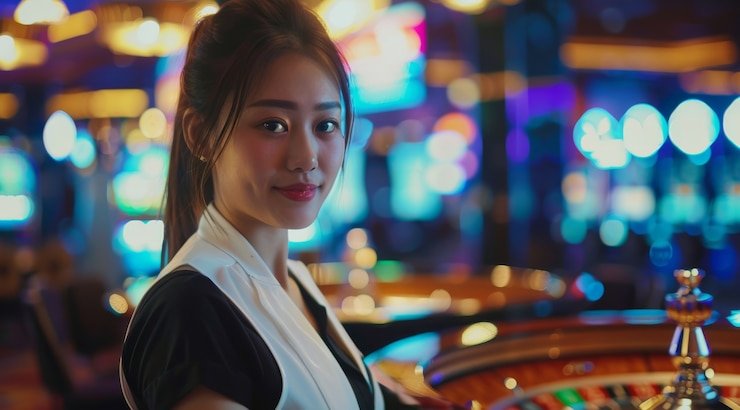 Panel navigasi live casino yang rapi